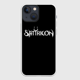 Чехол для iPhone 13 mini с принтом Satyricon ,  |  | Тематика изображения на принте: black metal | metal | rock | satyricon | метал | рок