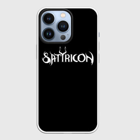 Чехол для iPhone 13 Pro с принтом Satyricon ,  |  | Тематика изображения на принте: black metal | metal | rock | satyricon | метал | рок