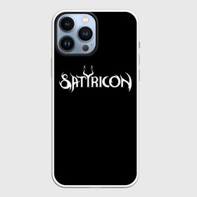 Чехол для iPhone 13 Pro Max с принтом Satyricon ,  |  | Тематика изображения на принте: black metal | metal | rock | satyricon | метал | рок