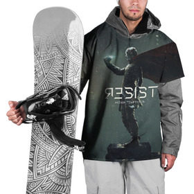 Накидка на куртку 3D с принтом Within Temptation RESIST , 100% полиэстер |  | metal | rock | within temptation | метал | рок