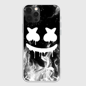 Чехол для iPhone 12 Pro Max с принтом MARSHMELLO MELT , Силикон |  | america | dj | fire | flame | marshmello | usa | америка | маршмелло | огонь | пламя