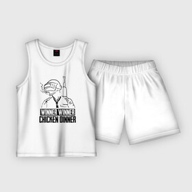 Детская пижама с шортами хлопок с принтом PUBG (НА СПИНЕ) ,  |  | battle royal | playerunknowns battlegrounds | pubg | пабг | пубг