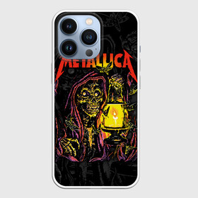 Чехол для iPhone 13 Pro с принтом Metallica ,  |  | american | death | fly | holds | james hetfield | kirk hammett | lantern | metal band | metallica | moths | music | mysticism | rock | skeleton | skull | американская | держит | джеймс хетфилд | ларс ульрих | летают | метал группа | металлика | мистика | 