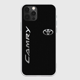Чехол для iPhone 12 Pro Max с принтом Toyota Camry , Силикон |  | Тематика изображения на принте: toyota | абстракция | авто | автомобиль | лого | логотип | машина | таета | тоета | тойота