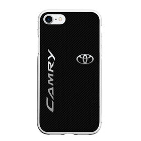 Чехол для iPhone 7/8 матовый с принтом Toyota Camry , Силикон | Область печати: задняя сторона чехла, без боковых панелей | toyota | абстракция | авто | автомобиль | лого | логотип | машина | таета | тоета | тойота