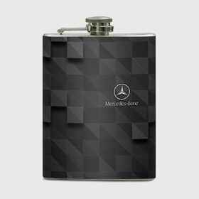 Фляга с принтом Mercedes , металлический корпус | емкость 0,22 л, размер 125 х 94 мм. Виниловая наклейка запечатывается полностью | amg | mercedes | авто | автомобиль | иномарка | логотип | машина | мерседес | текстура