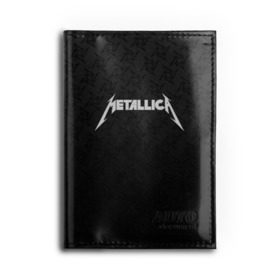 Обложка для автодокументов с принтом METALLICA (НА СПИНЕ) , натуральная кожа |  размер 19,9*13 см; внутри 4 больших “конверта” для документов и один маленький отдел — туда идеально встанут права | Тематика изображения на принте: lindemann | lm | rammstein | rock | кристиан лоренц | линдеманн | лм | музыка | рамштайн | рок | тилль линдеманн