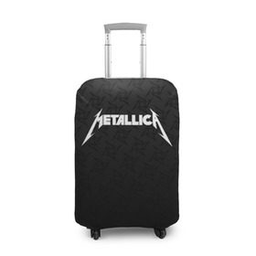 Чехол для чемодана 3D с принтом METALLICA (НА СПИНЕ) , 86% полиэфир, 14% спандекс | двустороннее нанесение принта, прорези для ручек и колес | lindemann | lm | rammstein | rock | кристиан лоренц | линдеманн | лм | музыка | рамштайн | рок | тилль линдеманн