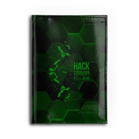 Обложка для автодокументов с принтом Hack Cyberspace , натуральная кожа |  размер 19,9*13 см; внутри 4 больших “конверта” для документов и один маленький отдел — туда идеально встанут права | cyberpunk | hack | hack cyberspace | hacker | абстракция | взлом | микросхема | минимализм | программер | программист | сеть | хакер