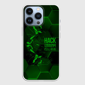 Чехол для iPhone 13 Pro с принтом Hack Cyberspace ,  |  | cyberpunk | hack | hack cyberspace | hacker | абстракция | взлом | микросхема | минимализм | программер | программист | сеть | хакер