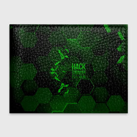 Обложка для студенческого билета с принтом Hack Cyberspace , натуральная кожа | Размер: 11*8 см; Печать на всей внешней стороне | cyberpunk | hack | hack cyberspace | hacker | абстракция | взлом | микросхема | минимализм | программер | программист | сеть | хакер