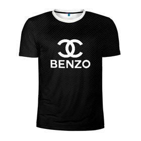 Мужская футболка 3D спортивная с принтом BENZO GANG ( CARBON ) , 100% полиэстер с улучшенными характеристиками | приталенный силуэт, круглая горловина, широкие плечи, сужается к линии бедра | bbt | benzo | benzo gang | big baby tape | carbon | ббт | бензо | карбон