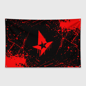 Флаг-баннер с принтом ASTRALIS (РЕДАЧ) , 100% полиэстер | размер 67 х 109 см, плотность ткани — 95 г/м2; по краям флага есть четыре люверса для крепления | astralis | awp | counter strike | cs go | cs go global offensive | faze clan | hyper beast | team liquid | астралис | тим ликвид | фейз клан | хайпер бист