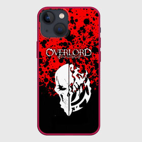 Чехол для iPhone 13 mini с принтом Overlord Skull red ,  |  | Тематика изображения на принте: albedo | anime | momonga | narberal | overlord | shalltear. | альбедо | аниме | клементина | момонга | набэ | оверлорд | шалтир