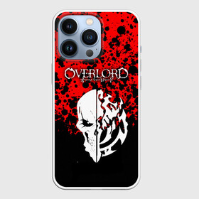 Чехол для iPhone 13 Pro с принтом Overlord Skull red ,  |  | Тематика изображения на принте: albedo | anime | momonga | narberal | overlord | shalltear. | альбедо | аниме | клементина | момонга | набэ | оверлорд | шалтир