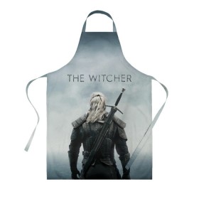 Фартук 3D с принтом THE WITCHER (Сериал) , 100% полиэстер | общий размер — 65 х 85 см, ширина нагрудника — 26 см, горловина — 53 см, длина завязок — 54 см, общий обхват в поясе — 173 см. Принт на завязках и на горловине наносится с двух сторон, на основной части фартука — только с внешней стороны | bird | game | games | geralt | hunter | logo | monsters | series | star | the | witcher | wolf | ведьмак | волк | геральт | звезда | игра | игры | лого | медальон | монстры | охотник | птица | сериал | символ