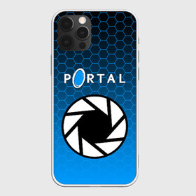Чехол для iPhone 12 Pro Max с принтом PORTAL , Силикон |  | Тематика изображения на принте: glados | half life. | portal | пиктограммы | портал | телепорт