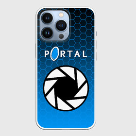 Чехол для iPhone 13 Pro с принтом PORTAL ,  |  | Тематика изображения на принте: glados | half life. | portal | пиктограммы | портал | телепорт