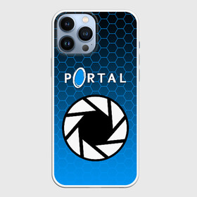 Чехол для iPhone 13 Pro Max с принтом PORTAL ,  |  | Тематика изображения на принте: glados | half life. | portal | пиктограммы | портал | телепорт