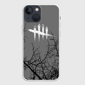 Чехол для iPhone 13 mini с принтом DEAD BY DAYLIGHT ,  |  | day | daylight | dead | dead by daylight | game | games | horror | light | logo | skull | skulls | stripes | survival | дэйлайт | игра | игры | лого | мертвецы | метвец | полосы | ужасы | фпс | череп | черепа