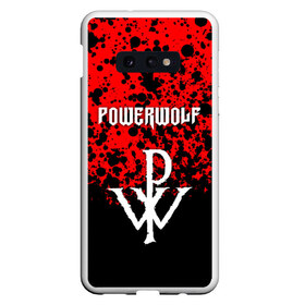 Чехол для Samsung S10E с принтом POWERWOLF , Силикон | Область печати: задняя сторона чехла, без боковых панелей | Тематика изображения на принте: powerwolf | wolf | метал | пауэр метал. | повервольф | поверфульф | рок | хэви металб