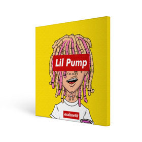 Холст квадратный с принтом Lil Pump , 100% ПВХ |  | esskeetit | gazzy garcia | gucci gang | lil pump | lilpump | газзи гарсия | лил памп | рэп | рэпер | эшкере