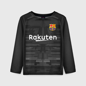 Детский лонгслив 3D с принтом Barcelona away gk 19-20 , 100% полиэстер | длинные рукава, круглый вырез горловины, полуприлегающий силуэт
 | barcelona | champions league | spain | ter stegen | барселона | испания | лига чемпионов | тер штеген