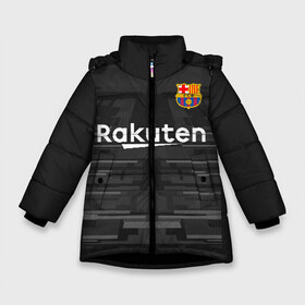 Зимняя куртка для девочек 3D с принтом Barcelona away gk 19-20 , ткань верха — 100% полиэстер; подклад — 100% полиэстер, утеплитель — 100% полиэстер. | длина ниже бедра, удлиненная спинка, воротник стойка и отстегивающийся капюшон. Есть боковые карманы с листочкой на кнопках, утяжки по низу изделия и внутренний карман на молнии. 

Предусмотрены светоотражающий принт на спинке, радужный светоотражающий элемент на пуллере молнии и на резинке для утяжки. | barcelona | champions league | spain | ter stegen | барселона | испания | лига чемпионов | тер штеген