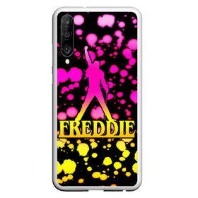 Чехол для Honor P30 с принтом Freddie , Силикон | Область печати: задняя сторона чехла, без боковых панелей | bohemian | brian | freddie | john | mercury | must go on | queen | rhapsody | roger | taylor | the miracle | the show | богемская | рапсодия | роджер тейлор | фредди меркьюри