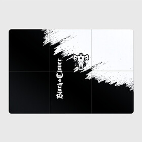 Магнитный плакат 3Х2 с принтом ЧЁРНЫЙ КЛЕВЕР | BLACK CLOVER , Полимерный материал с магнитным слоем | 6 деталей размером 9*9 см | asta | black bull | black clover | bull | clover | аста | бык | клевер | чёрный бык | чёрный клевер