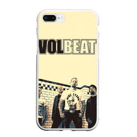 Чехол для iPhone 7Plus/8 Plus матовый с принтом Volbeat , Силикон | Область печати: задняя сторона чехла, без боковых панелей | Тематика изображения на принте: groove metal | hardcore | psychobilly | volbeat | волбит