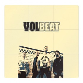 Магнитный плакат 3Х3 с принтом Volbeat , Полимерный материал с магнитным слоем | 9 деталей размером 9*9 см | groove metal | hardcore | psychobilly | volbeat | волбит