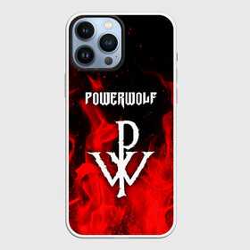 Чехол для iPhone 13 Pro Max с принтом POWERWOLF ,  |  | Тематика изображения на принте: powerwolf | wolf | метал | пауэр метал. | повервольф | поверфульф | рок | хэви металб