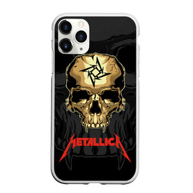 Чехол для iPhone 11 Pro матовый с принтом Metallica , Силикон |  | Тематика изображения на принте: american | james hetfield | kirk hammett | l | metal band | metallic | metallica | music | robot | rock | scales | sitting | skeleton | skull | throne | американская | джеймс хетфилд | кирк хэмметт | ларс ульрих | логотип | метал группа | металл