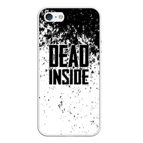 Чехол для iPhone 5/5S матовый с принтом Dead Inside , Силикон | Область печати: задняя сторона чехла, без боковых панелей | dead | dota | inside | аниме | внутри | гуль | дэд | инсайд | мертвец | мертвый | токийский