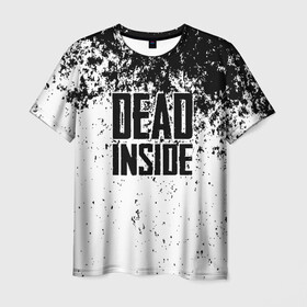Мужская футболка 3D с принтом Dead Inside , 100% полиэфир | прямой крой, круглый вырез горловины, длина до линии бедер | dead | dota | inside | аниме | внутри | гуль | дэд | инсайд | мертвец | мертвый | токийский