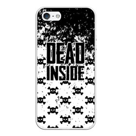 Чехол для iPhone 5/5S матовый с принтом Dead Inside , Силикон | Область печати: задняя сторона чехла, без боковых панелей | dead | dota | inside | аниме | внутри | гуль | дэд | инсайд | мертвец | мертвый | токийский