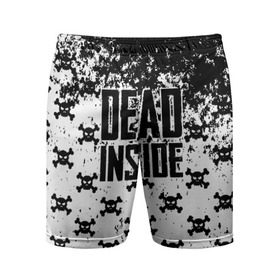 Мужские шорты 3D спортивные с принтом Dead Inside ,  |  | dead | dota | inside | аниме | внутри | гуль | дэд | инсайд | мертвец | мертвый | токийский