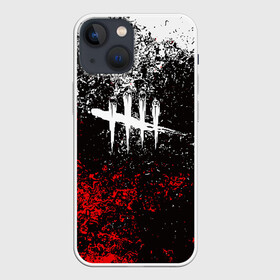 Чехол для iPhone 13 mini с принтом DEAD BY DAYLIGHT КРАСКИ И НИЧЕГО ЛИШНЕГО   DBD ,  |  | dbd | dead by daylight | survival horror | дбд | мертвы к рассвету