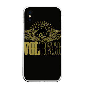 Чехол для iPhone XS Max матовый с принтом Volbeat , Силикон | Область печати: задняя сторона чехла, без боковых панелей | Тематика изображения на принте: groove metal | hardcore | psychobilly | volbeat | волбит