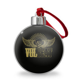 Ёлочный шар с принтом Volbeat , Пластик | Диаметр: 77 мм | groove metal | hardcore | psychobilly | volbeat | волбит