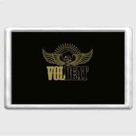 Магнит 45*70 с принтом Volbeat  , Пластик | Размер: 78*52 мм; Размер печати: 70*45 | groove metal | hardcore | psychobilly | volbeat | волбит