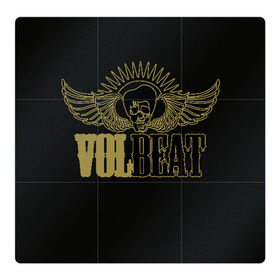 Магнитный плакат 3Х3 с принтом Volbeat , Полимерный материал с магнитным слоем | 9 деталей размером 9*9 см | groove metal | hardcore | psychobilly | volbeat | волбит