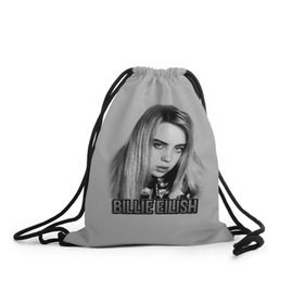 Рюкзак-мешок 3D с принтом BILLIE EILISH , 100% полиэстер | плотность ткани — 200 г/м2, размер — 35 х 45 см; лямки — толстые шнурки, застежка на шнуровке, без карманов и подкладки | ayelish | bad guy | bellyache | bilie eilish | bilie elish | billie | billie eilish | eilish | electronic | elish | music | били айлиш | билли айлиш | эйлиш | элиш