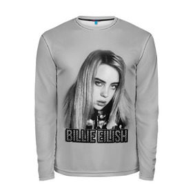 Мужской лонгслив 3D с принтом BILLIE EILISH , 100% полиэстер | длинные рукава, круглый вырез горловины, полуприлегающий силуэт | ayelish | bad guy | bellyache | bilie eilish | bilie elish | billie | billie eilish | eilish | electronic | elish | music | били айлиш | билли айлиш | эйлиш | элиш