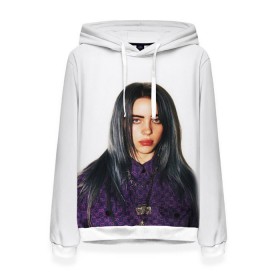 Женская толстовка 3D с принтом BILLIE EILISH , 100% полиэстер  | двухслойный капюшон со шнурком для регулировки, мягкие манжеты на рукавах и по низу толстовки, спереди карман-кенгуру с мягким внутренним слоем. | ayelish | bad guy | bellyache | bilie eilish | bilie elish | billie | billie eilish | eilish | electronic | elish | music | били айлиш | билли айлиш | эйлиш | элиш