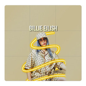 Магнитный плакат 3Х3 с принтом BILLIE EILISH , Полимерный материал с магнитным слоем | 9 деталей размером 9*9 см | ayelish | bad guy | bellyache | bilie eilish | bilie elish | billie | billie eilish | eilish | electronic | elish | music | били айлиш | билли айлиш | эйлиш | элиш