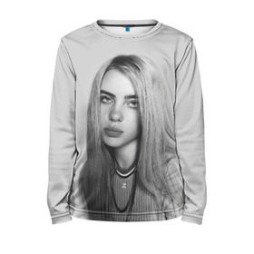 Детский лонгслив 3D с принтом BILLIE EILISH , 100% полиэстер | длинные рукава, круглый вырез горловины, полуприлегающий силуэт
 | ayelish | bad guy | bellyache | bilie eilish | bilie elish | billie | billie eilish | eilish | electronic | elish | music | били айлиш | билли айлиш | эйлиш | элиш