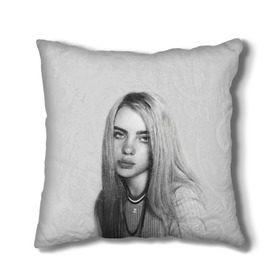 Подушка 3D с принтом BILLIE EILISH , наволочка – 100% полиэстер, наполнитель – холлофайбер (легкий наполнитель, не вызывает аллергию). | состоит из подушки и наволочки. Наволочка на молнии, легко снимается для стирки | ayelish | bad guy | bellyache | bilie eilish | bilie elish | billie | billie eilish | eilish | electronic | elish | music | били айлиш | билли айлиш | эйлиш | элиш