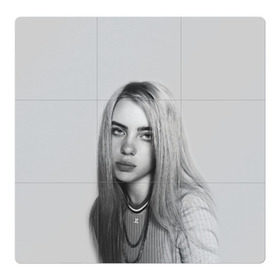 Магнитный плакат 3Х3 с принтом BILLIE EILISH , Полимерный материал с магнитным слоем | 9 деталей размером 9*9 см | ayelish | bad guy | bellyache | bilie eilish | bilie elish | billie | billie eilish | eilish | electronic | elish | music | били айлиш | билли айлиш | эйлиш | элиш